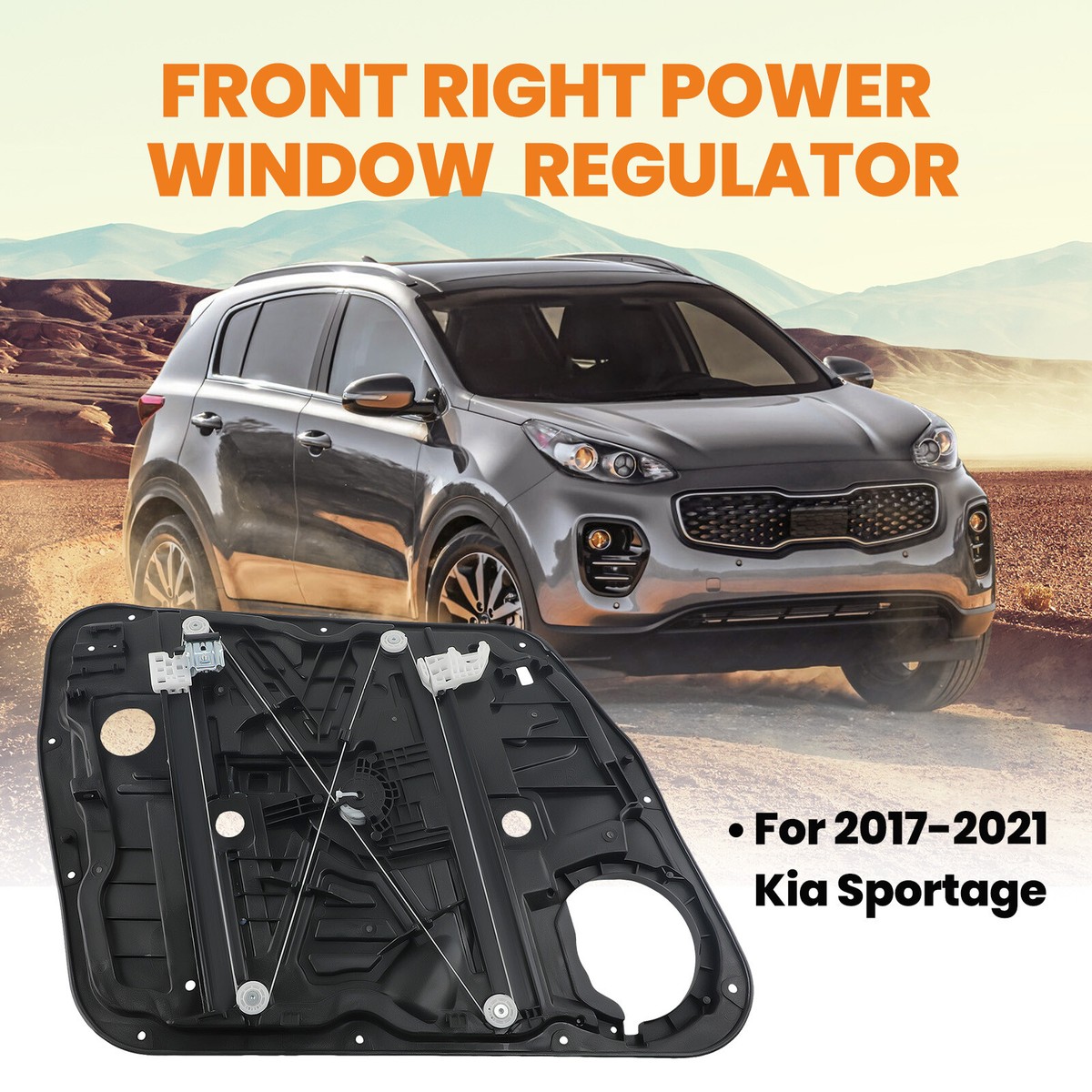 Compa Nâng Hạ Kính Cánh Cửa Trước Phải Kia Sportage Mã phụ tùng 82481D9000