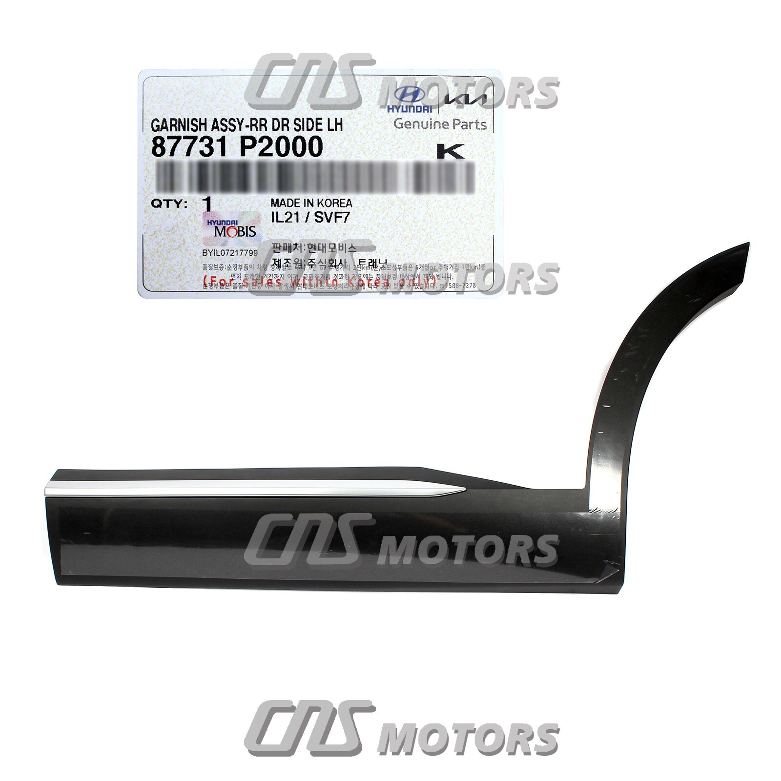 Cánh Cửa Trước Trái Kia Morning / Picanto Mã phụ tùng 760031Y000