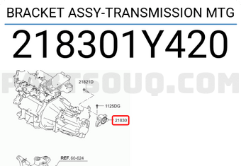 Chân Máy Đầu Hộp Số Tự Động Kia Morning / Picanto Mã phụ tùng 218301Y420