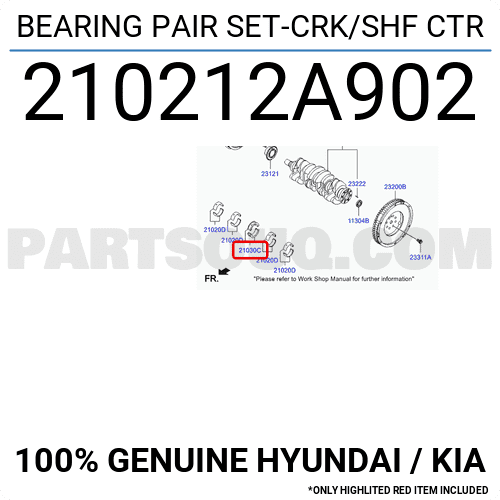 Căn Dọc Trục Cơ Kia Carens / rondo Mã phụ tùng 210212A902
