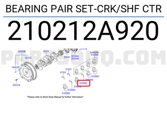 Căn Dọc Trục Cơ Kia Carens / rondo Mã phụ tùng 210212A902