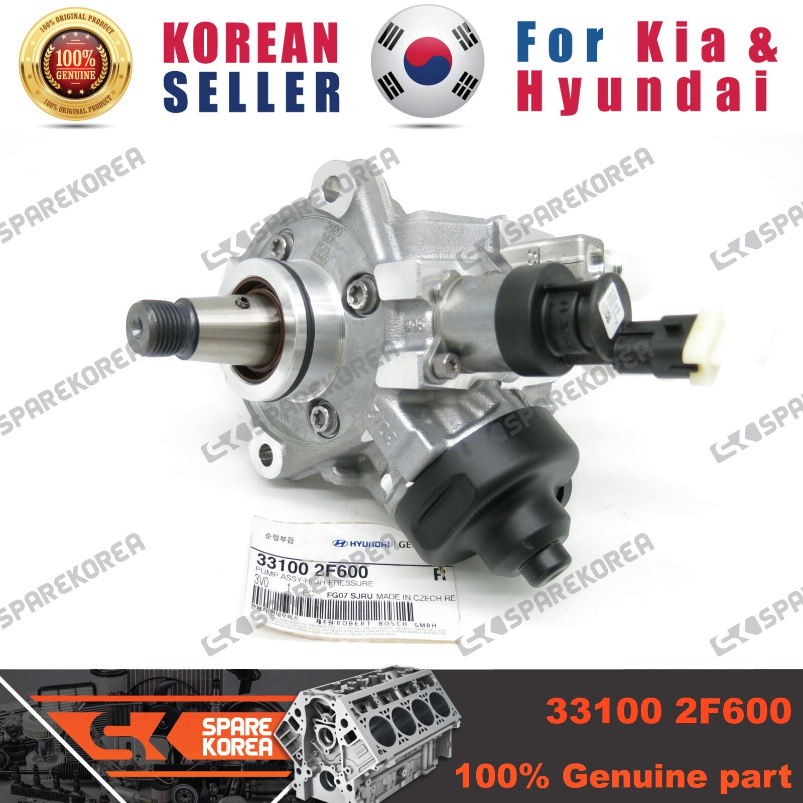 Bơm Cao Áp Kia Grand Sedona Mã phụ tùng 331002f600