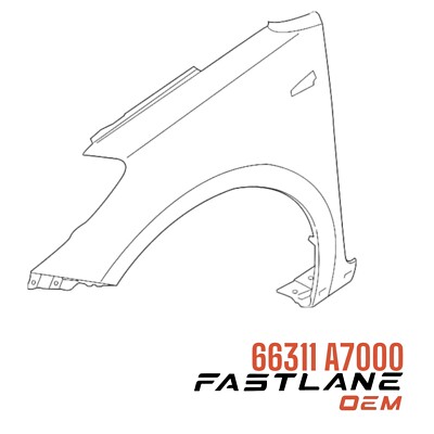 Tai Xe Trái Kia Forte / Cerato Mã phụ tùng 66311A7000