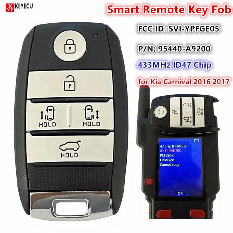 Chìa Khóa Từ Kia Grand Sedona Mã phụ tùng 95440a9200