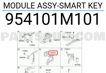 Hộp Bmc Kia Forte / Cerato Mã phụ tùng 954101m101