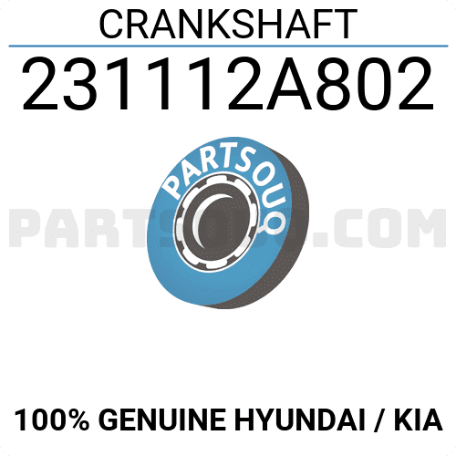 Trục Cơ 1.7 Kia Carens / rondo Mã phụ tùng 231112A802