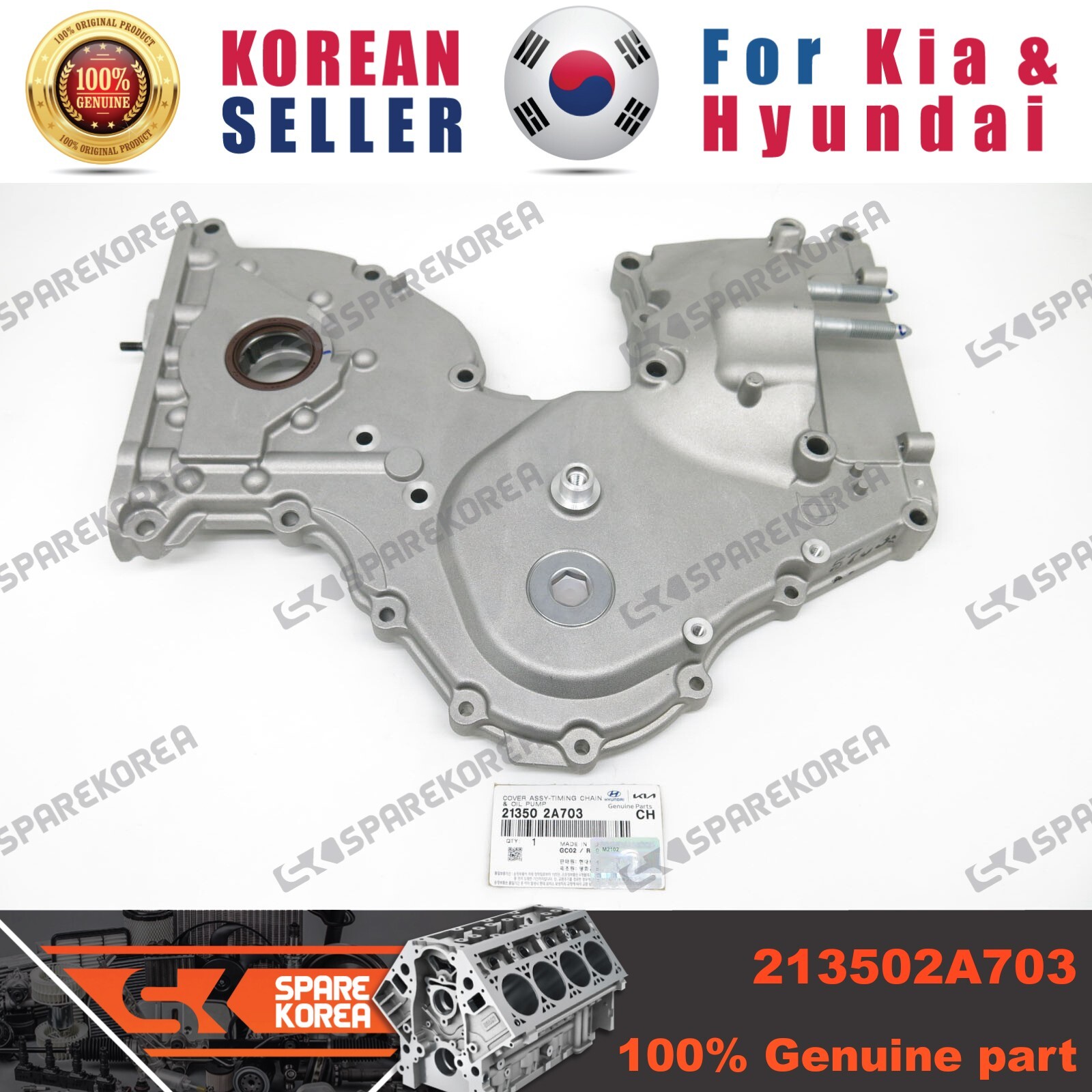 Bơm Dầu Động Cơ 1.7 Kia Carens / rondo Mã phụ tùng 213502A710