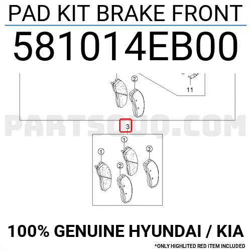 Má Phanh Trước Kia Bongo Mã phụ tùng 581014eb00