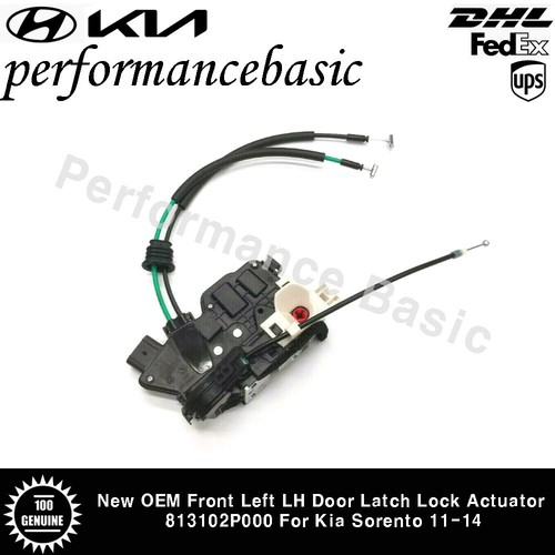 Ổ Khóa Ngậm Cánh Cửa Trước Trái Kia Sorento Mã phụ tùng 813102P010