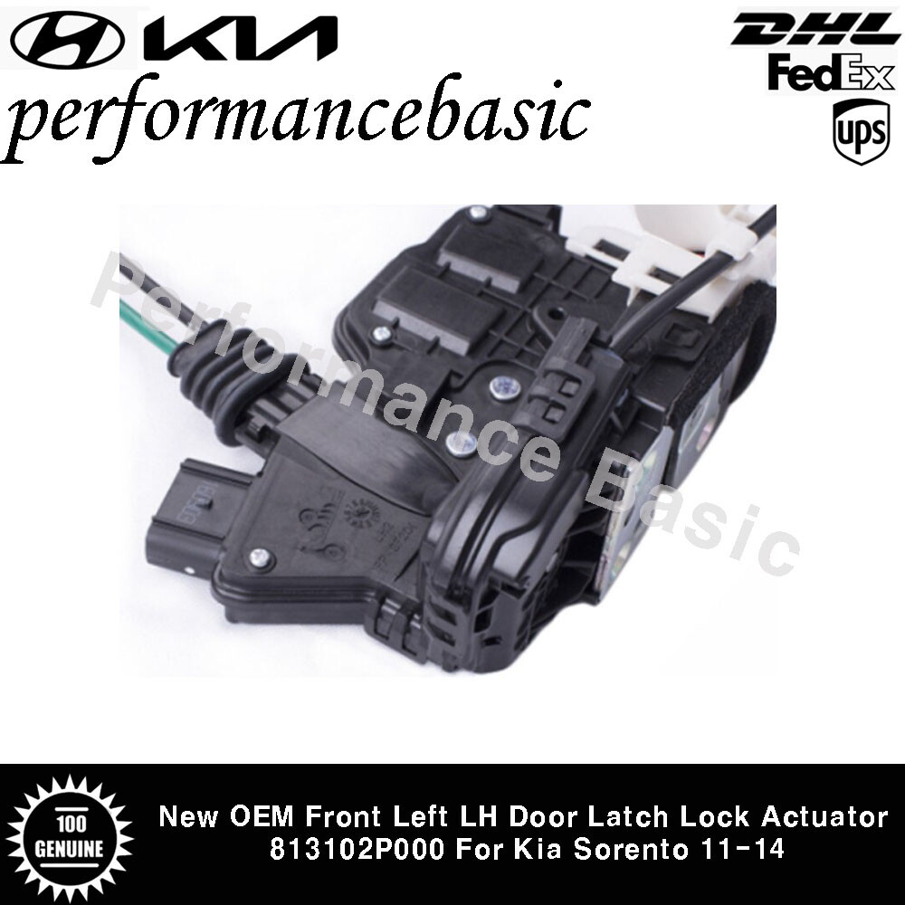 Ổ Khóa Ngậm Cánh Cửa Trước Trái Kia Sorento Mã phụ tùng 813102P010