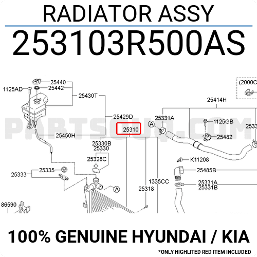 Két Nước Số Tự Động Kia Optima / k5 Mã phụ tùng 253103R500AS