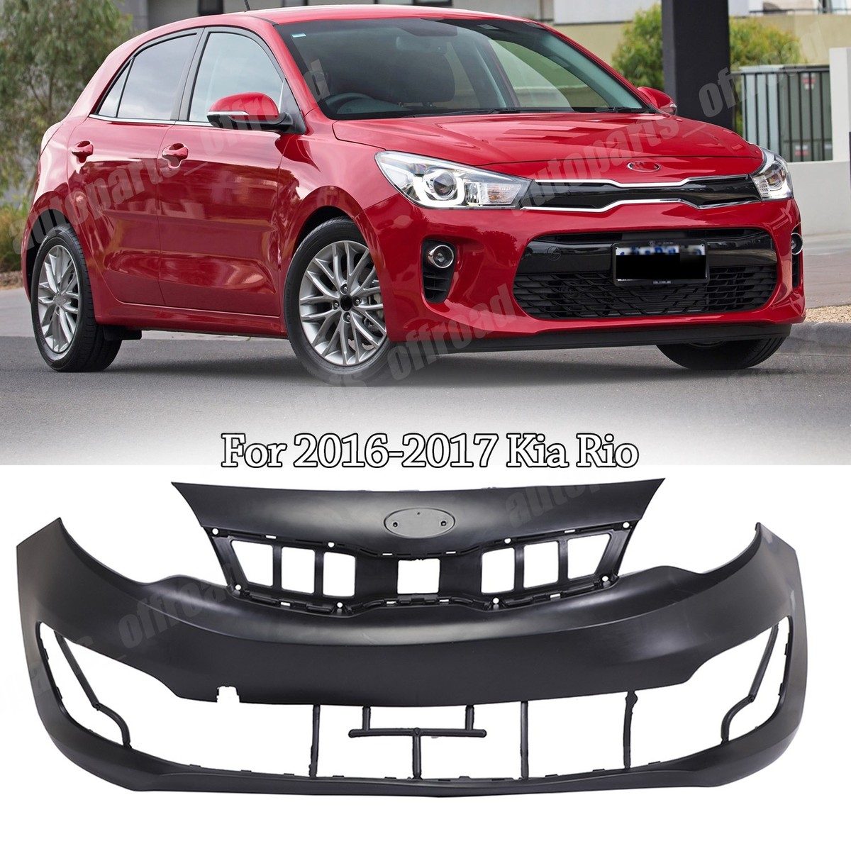 Cản Trước Kia Rio Mã phụ tùng 865111W500