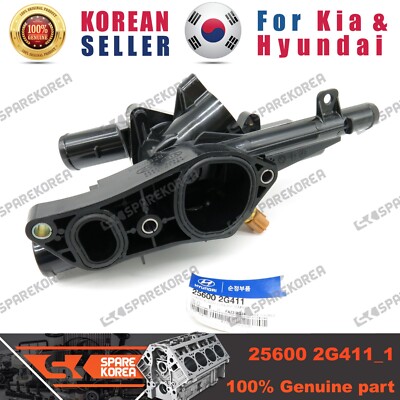 Cụm Van Hằng Nhiệt Kia Carens / rondo Mã phụ tùng 256002G411