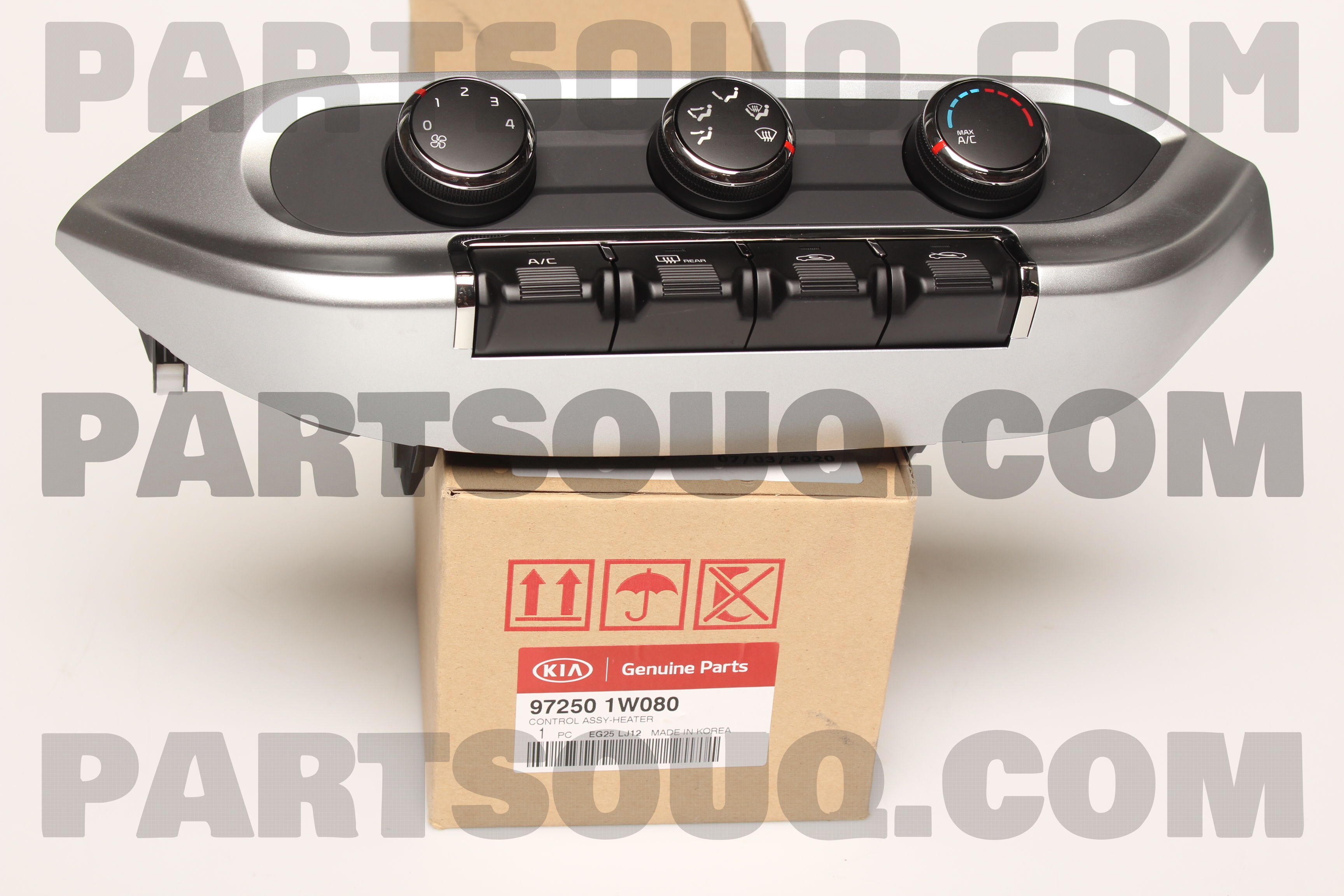 Công Tắc Điều Khiển Điều Hòa Kia Rio Mã phụ tùng 972501GHE0DBT