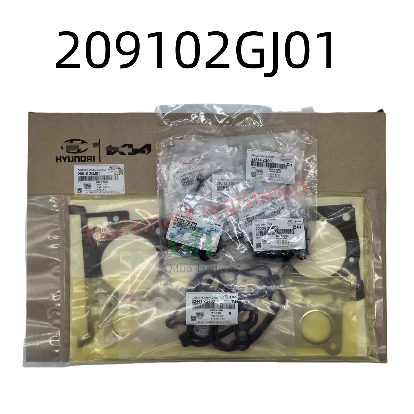 Gioăng Đại Tu 2.4 Xăng Kia Sorento Mã phụ tùng 209102GJ01
