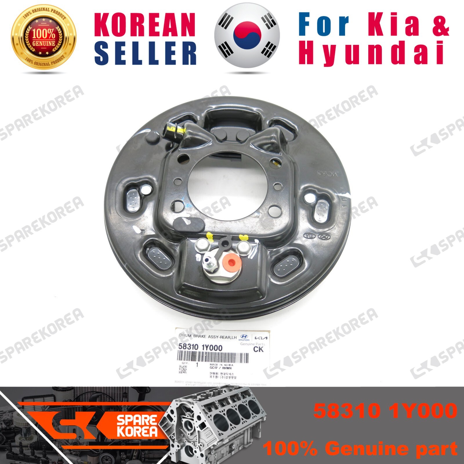 Túi Khí Chính Kia Morning / Picanto Mã phụ tùng 569001y000eq