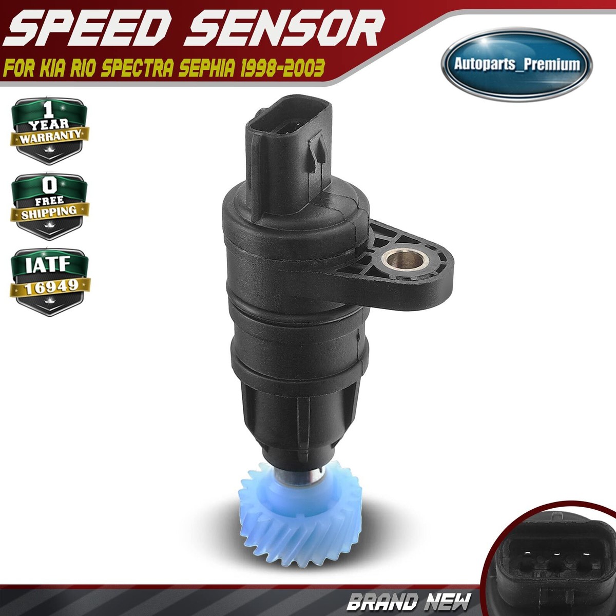 Bánh Răng Công Tơ Mét Kia Spectra Mã phụ tùng 0K2A117400