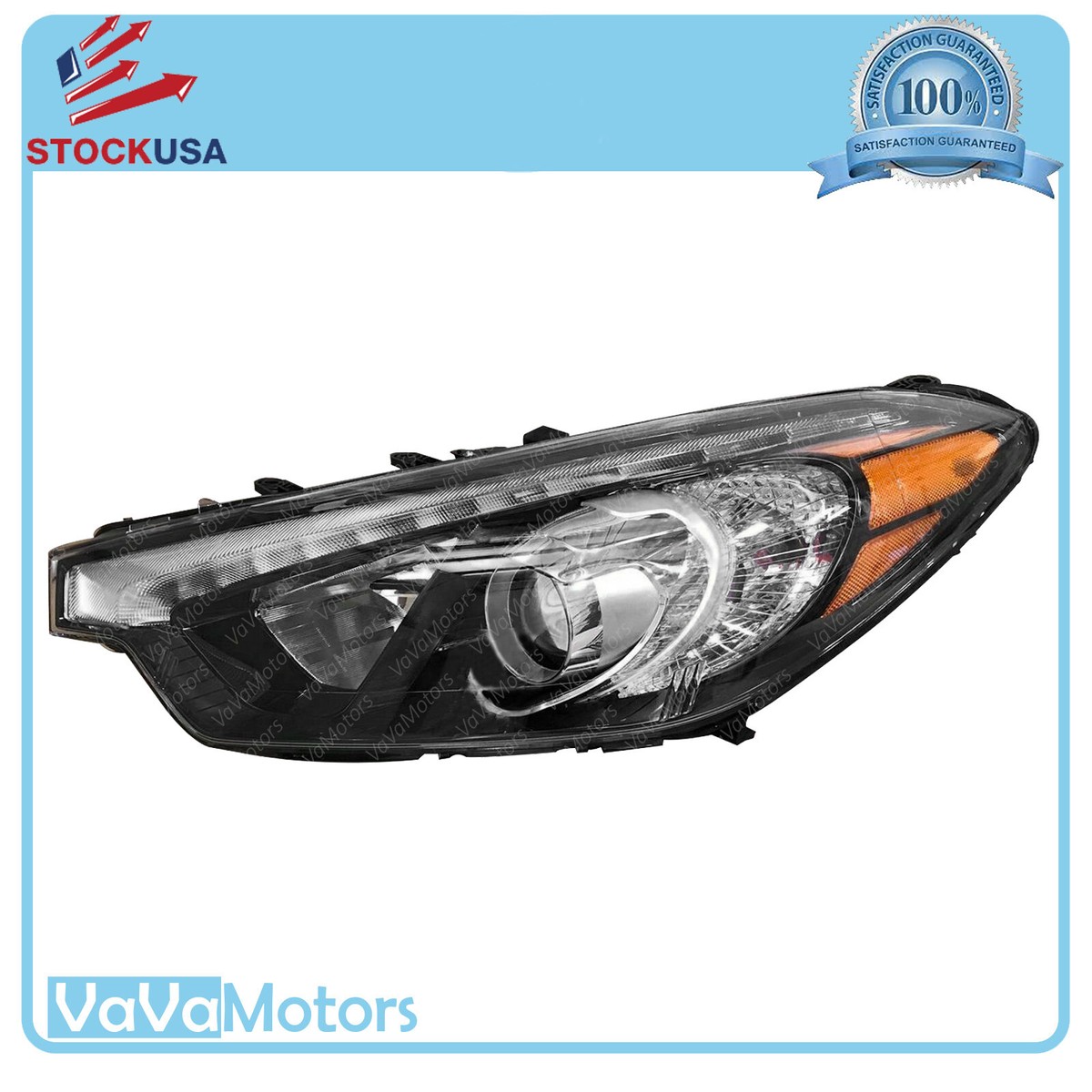 Đèn Pha Trái 8 Giắc Kia Carens / rondo Mã phụ tùng 92101a4300