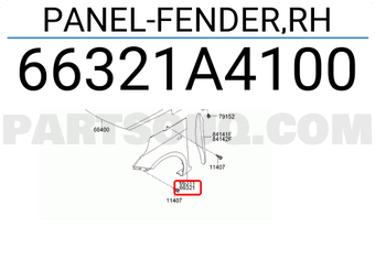 Tai Xe Phải Có Lỗ Kia Carens / rondo Mã phụ tùng 66321a4100