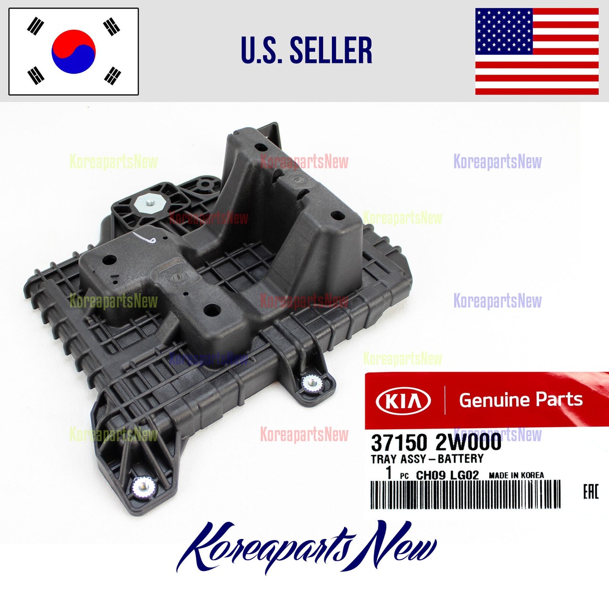 Giá Đỡ Bình Ắc Quy Kia Sorento Mã phụ tùng 371502W000