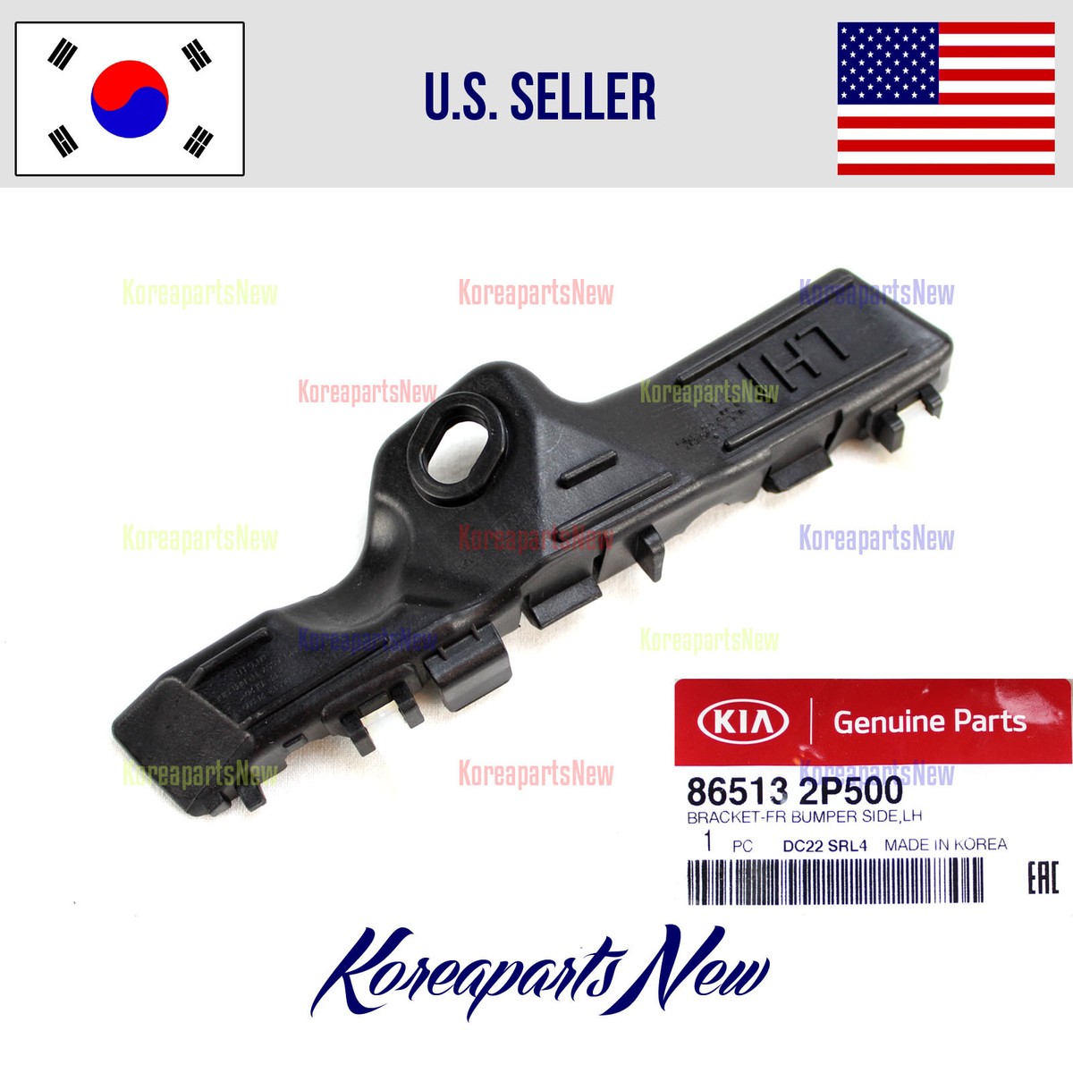 Nẹp Cài Cản Trước Trái Kia Sorento Mã phụ tùng 865132p500