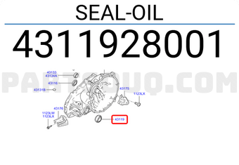 Phớt Láp Trong Bên - L Kia Morning / Picanto Mã phụ tùng 4311928010