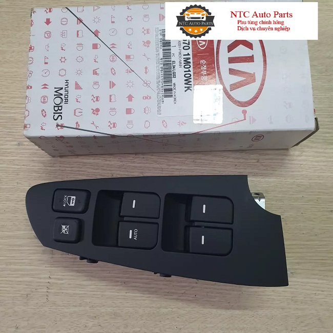 Công Tắc Lên Xuống Kính Tổng Có Auto Kia Forte / Cerato Mã phụ tùng 935701M010WK